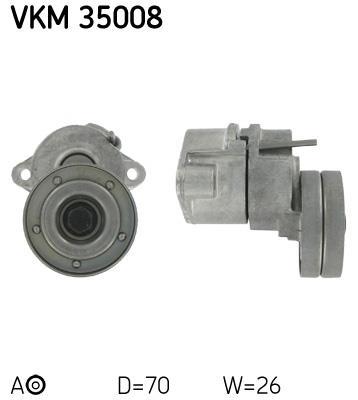 Rolo tensor da correia trapezoidal estriada SKF ref. VKM 35008